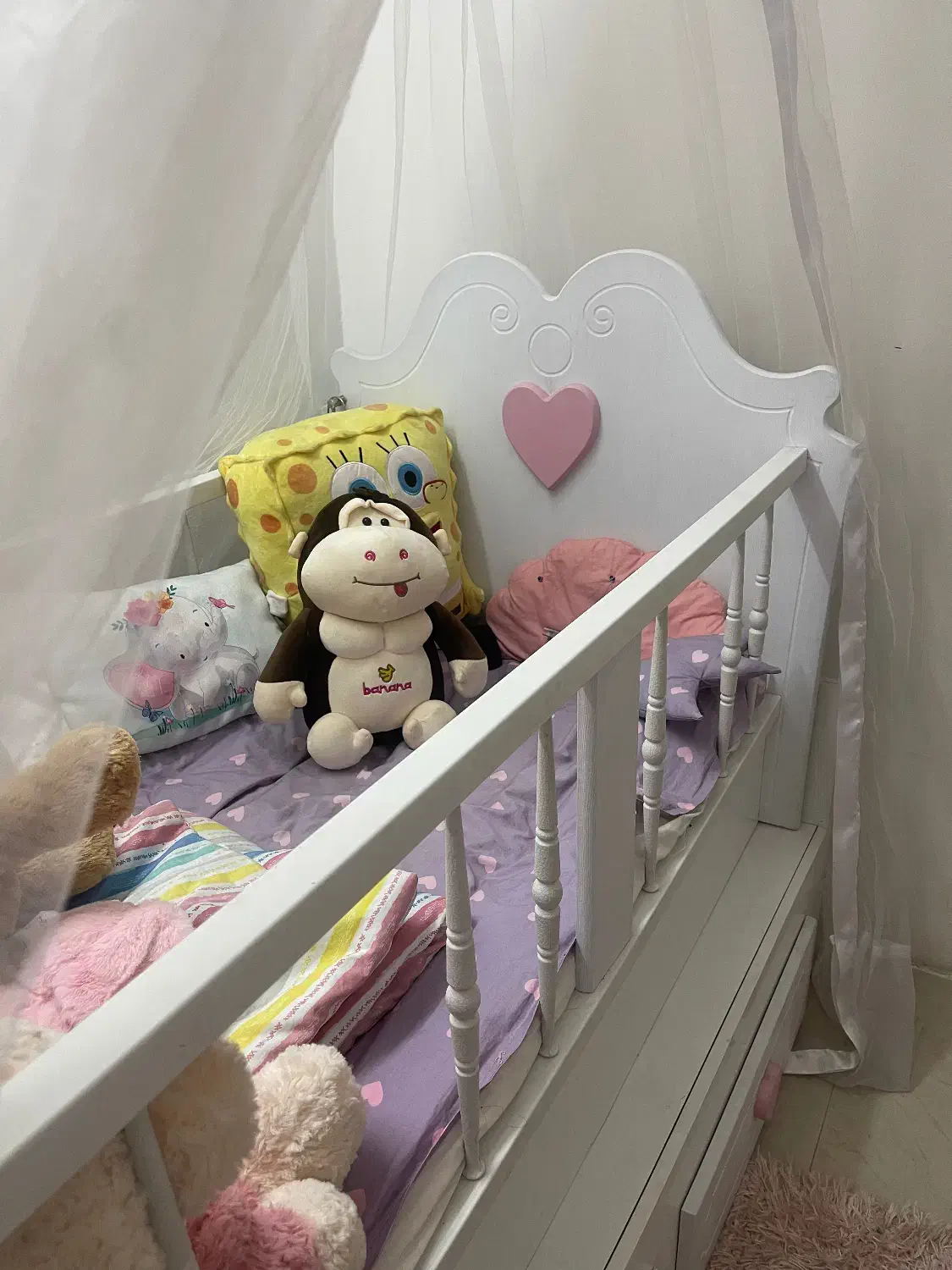 تخت و گهواره کودک همراه با توربان|اسباب و اثاث بچه|مشهد, دانشجو|دیوار