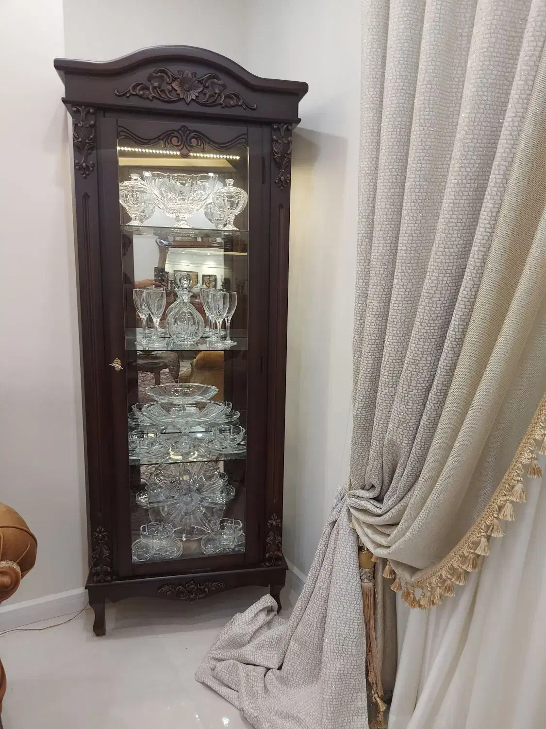 بوفه چوبی کلاسیک|بوفه، ویترین، کنسول|ابهر, |دیوار