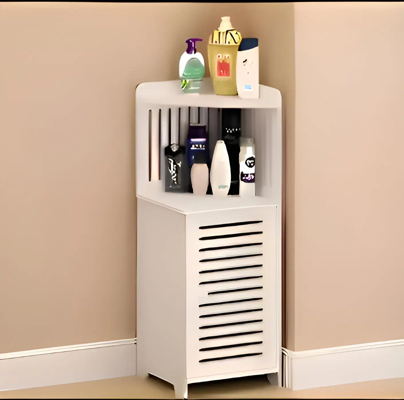 استند کنجی کمد شلف قد90 مدل خطی حمام توالت کابینتی|لوازم حمام|مشهد, کوشش|دیوار