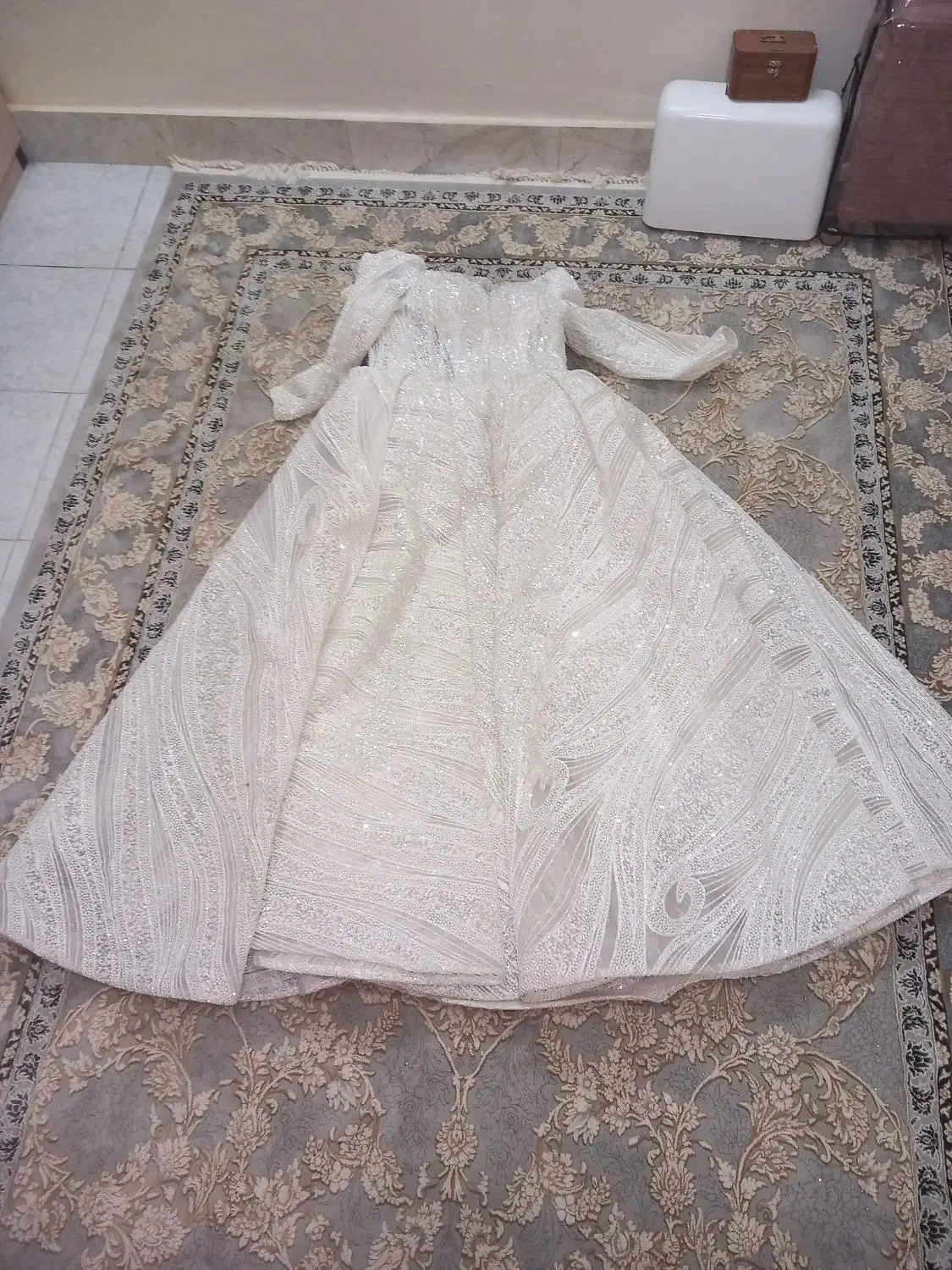 لباس عروس نو سایز ۴۶ ،۴۸|لباس|مشهد, سرافرازان|دیوار