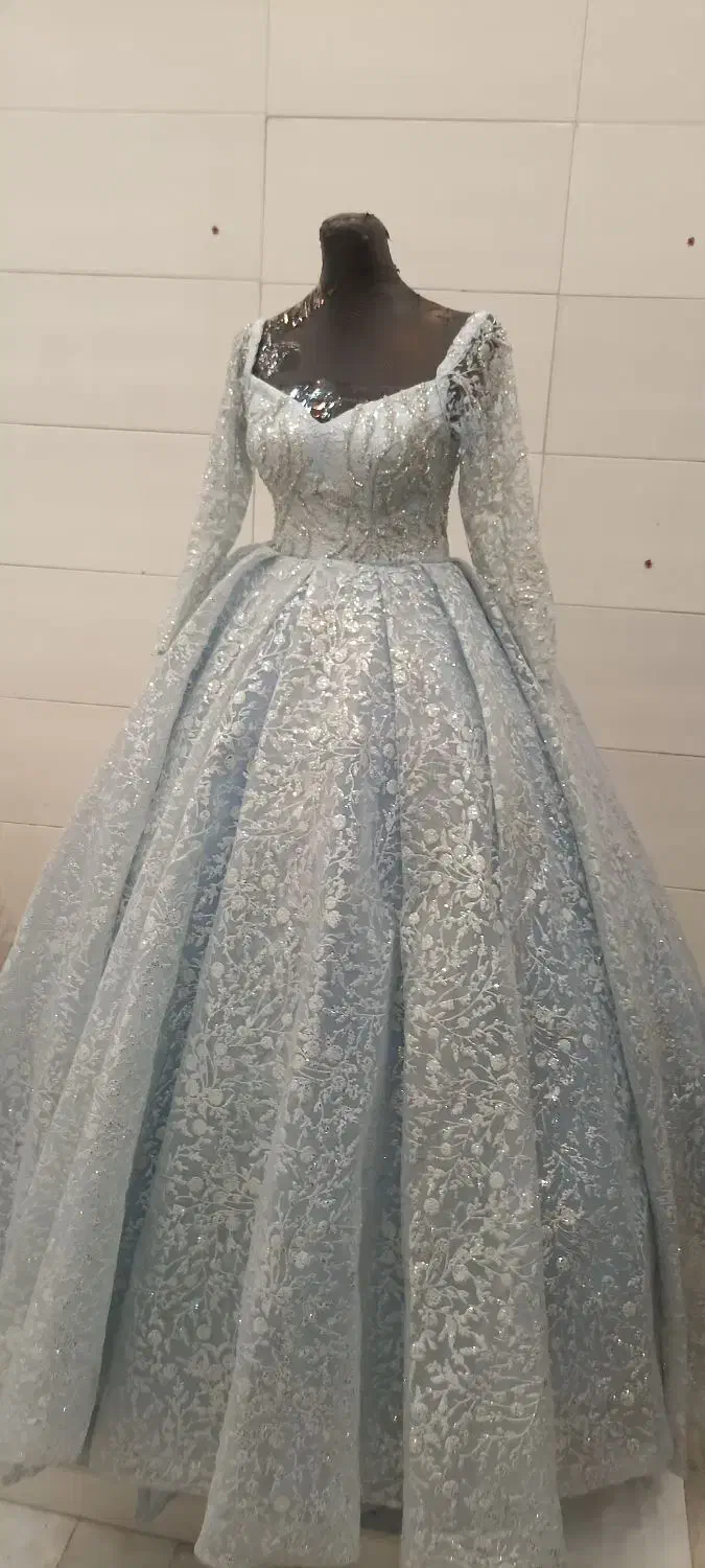 لباس آبی نامزدی|لباس|قم, نیروگاه|دیوار