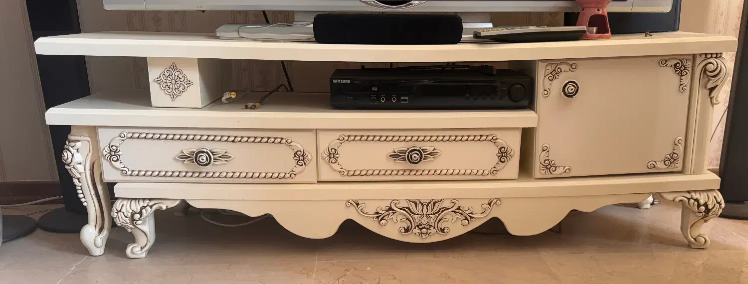 ست آیینه کنسول و میز تلویزیون|بوفه، ویترین، کنسول|تهران, امانیه|دیوار