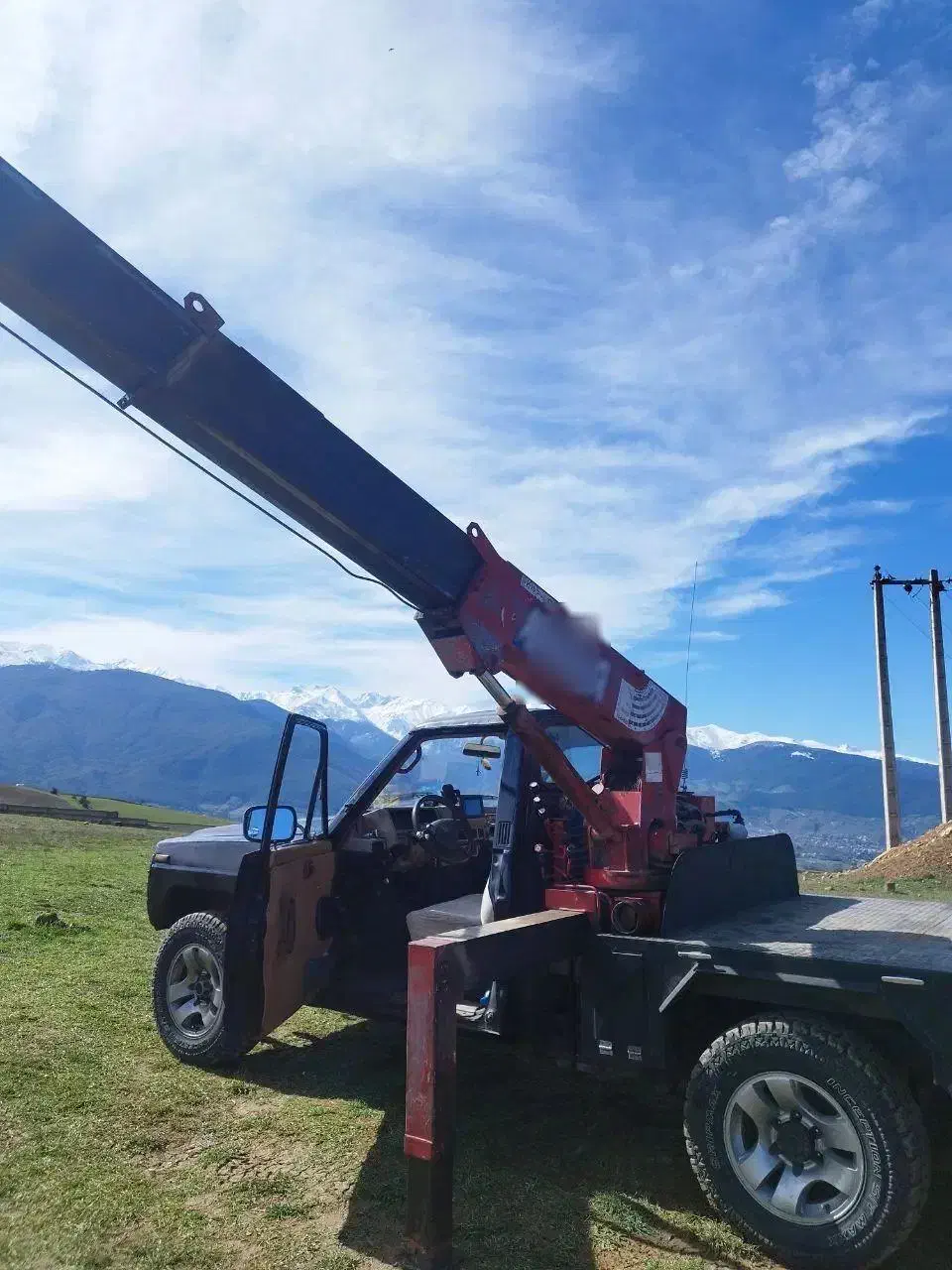 نیسان پاترول وانت ۶۸ جرثقیل ۲ تن|خودرو سواری و وانت|تهران, مرزداران|دیوار