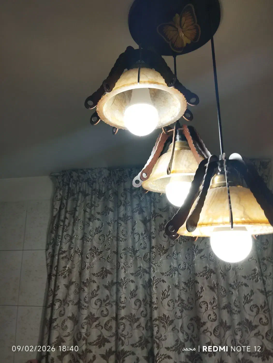 لوستر فانتزی|لوستر و چراغ آویز|ورامین, ورامین|دیوار