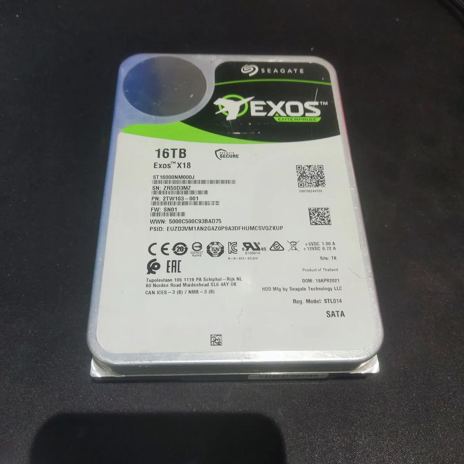 hard 16tb segate exos x18|قطعات و لوازم جانبی رایانه|بروجرد, |دیوار