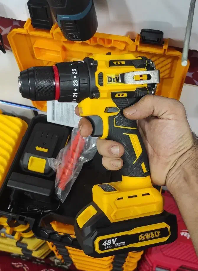 دریل شارژی براشلس 48 ولت ضد آب DeWALT|ابزارآلات|اهواز, پردیس دو|دیوار