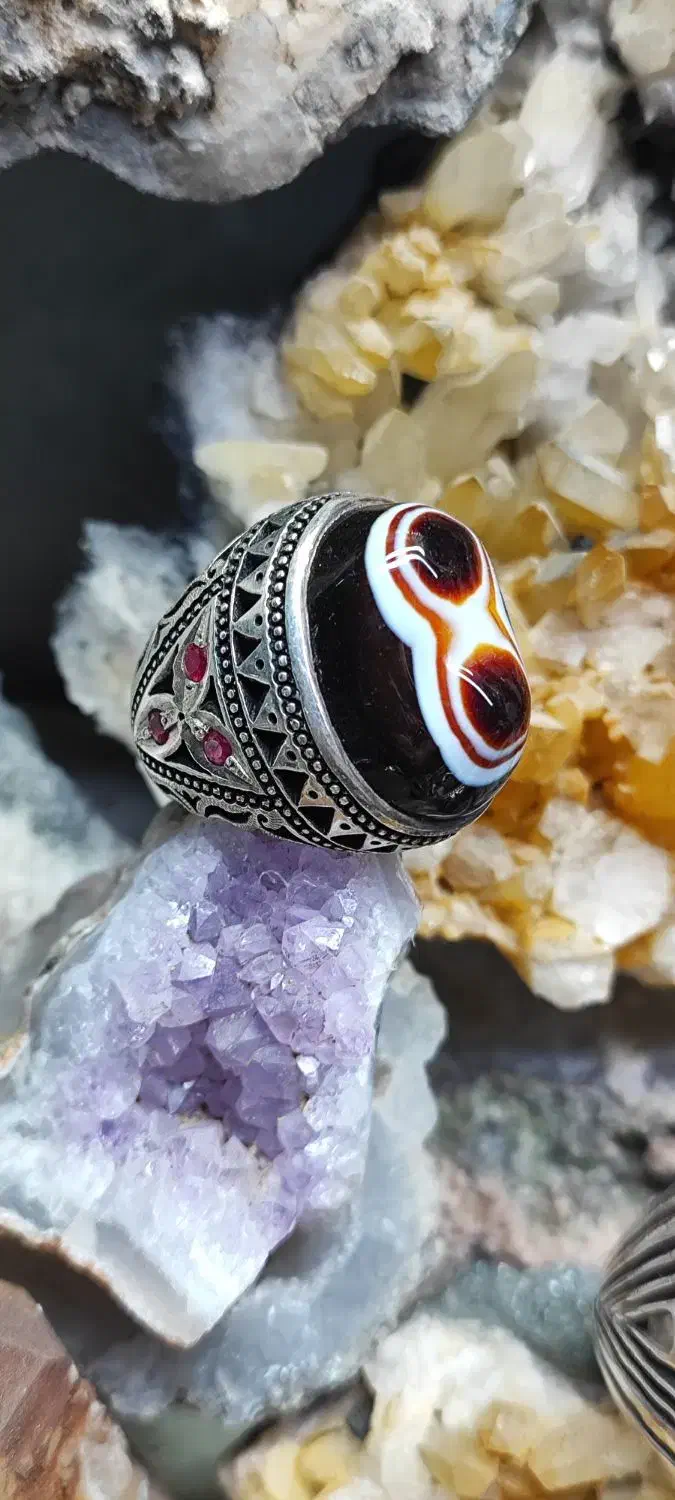 انگشتر باباقوری دوکوهان و یاقوت سرخ کد ۷۳|جواهرات|اصفهان, شیخ اشراق|دیوار