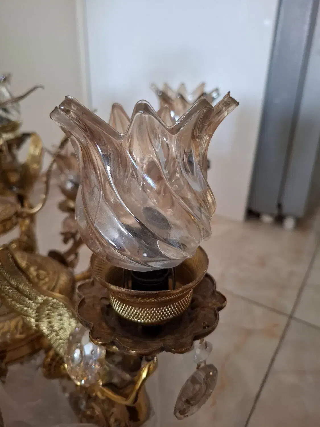 لوستر برنز|لوستر و چراغ آویز|بهارستان, |دیوار