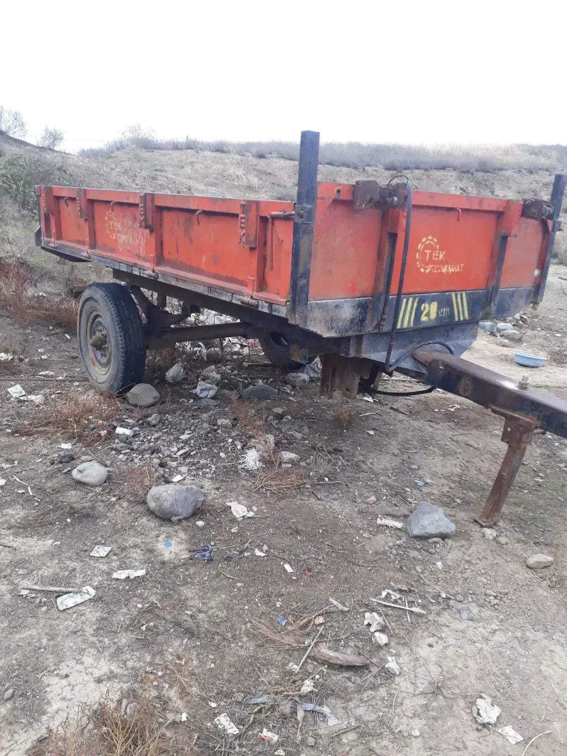 تریلی دو چرخ|ماشین‌آلات صنعتی|خدا آفرین, |دیوار