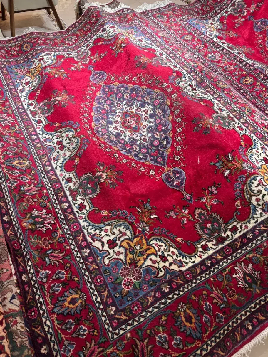 جفت ۶متری تبریز دستبافت نقشه ساده و زیبا|فرش|تهران, یوسف‌آباد|دیوار