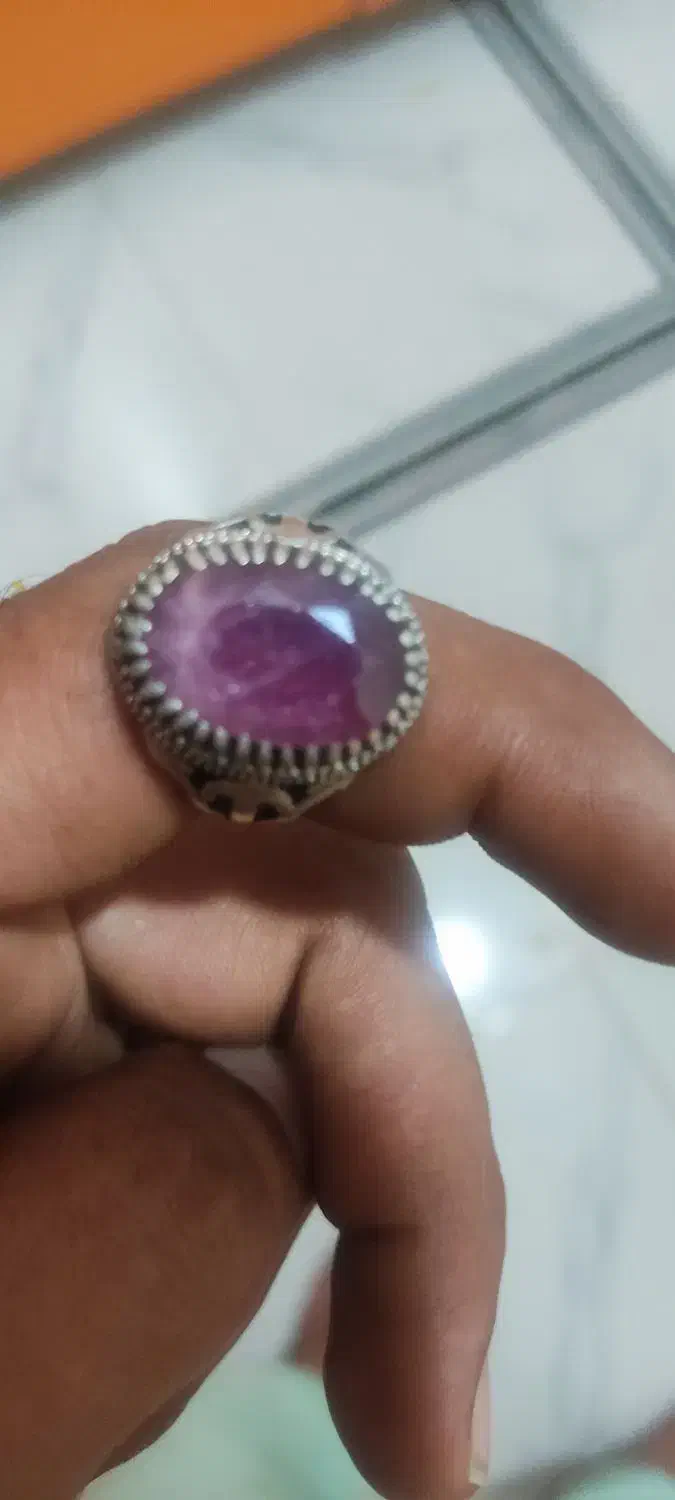 انگشتر یاقوت نقره|جواهرات|زابل, |دیوار