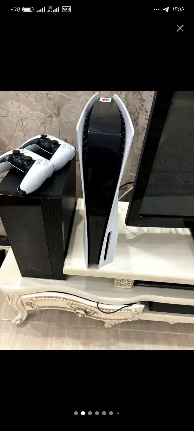 PS5بادودسته‌اصلی‌وکیف‌همراه‌وکارتون‌وکابل‌های‌خود|کنسول، بازی ویدئویی و آنلاین|فردیس, شهرک راه آهن|دیوار