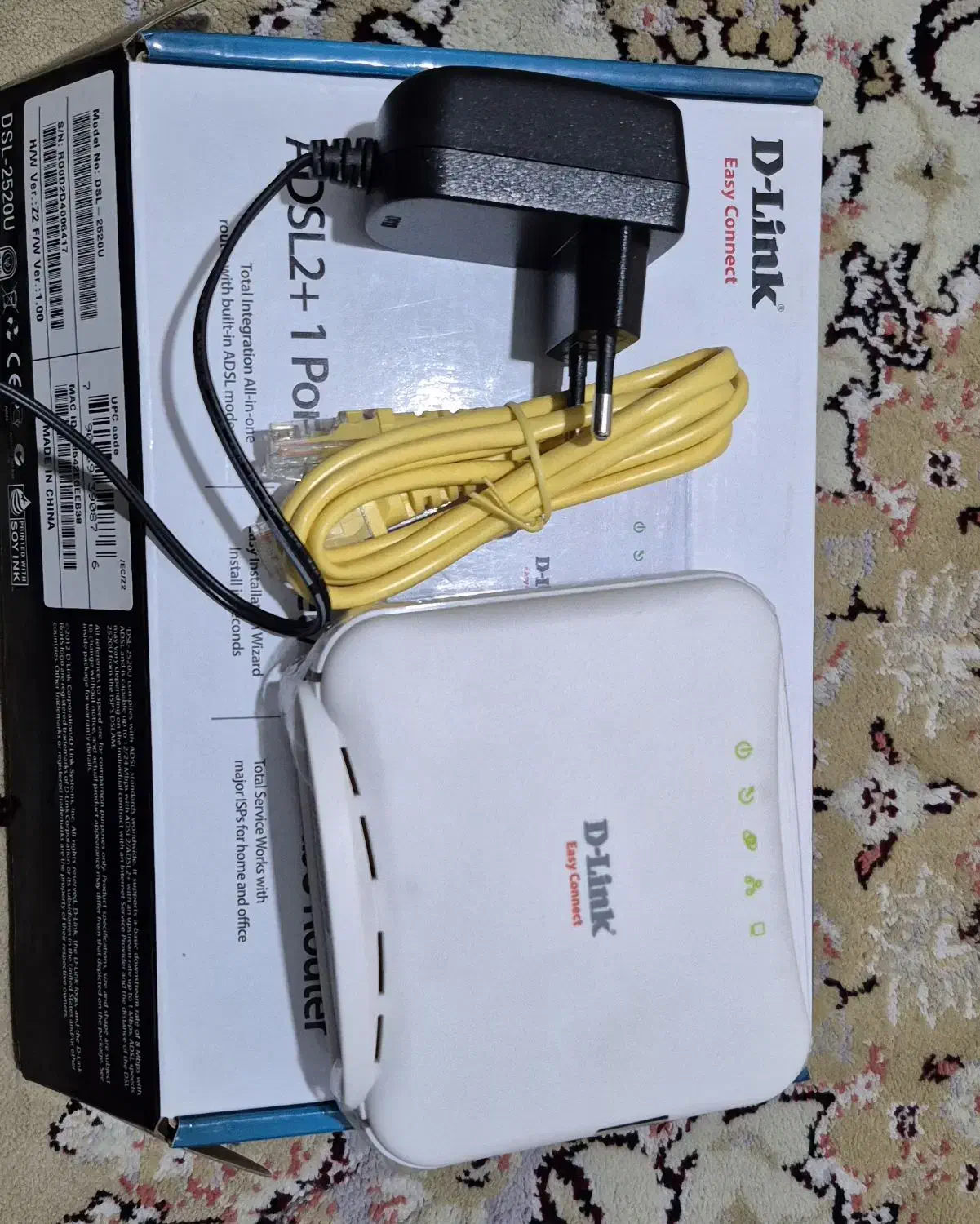 مودم روتر باسیم +ADSL2 دی لینک مدل DSL-2520U ADSL|مودم و تجهیزات شبکه|تهران, شهرک ولیعصر جنوبی|دیوار