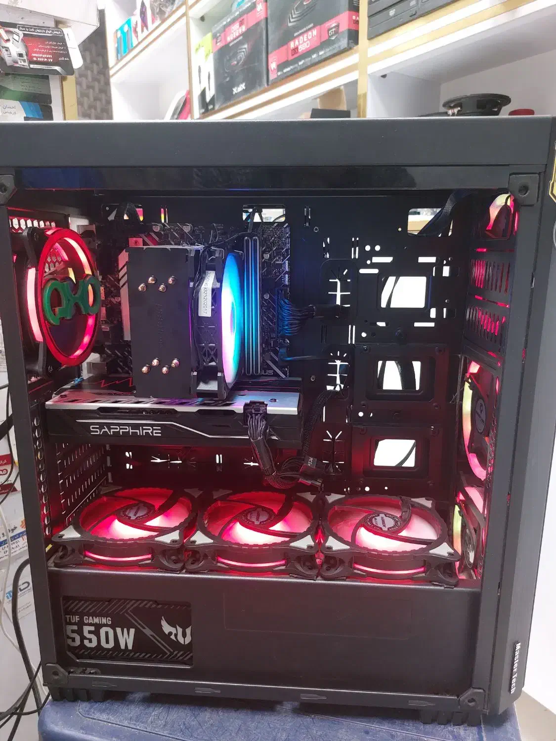 کیس گیمنیگ حرفه یی|رایانه رومیزی|قدس, شهر‌قدس|دیوار