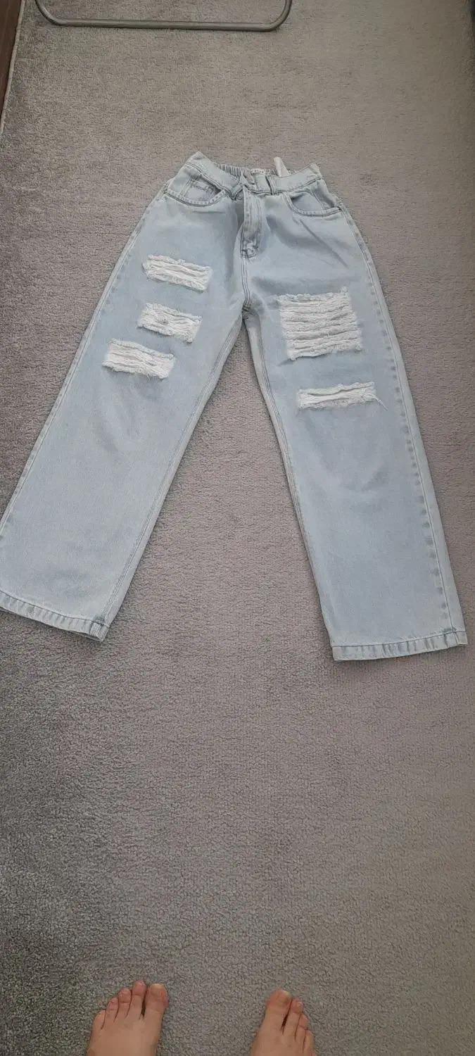 شلوار جین بگ زاپدار نو ۳۶تا۴۴|لباس|پردیس, فاز ۱۱|دیوار