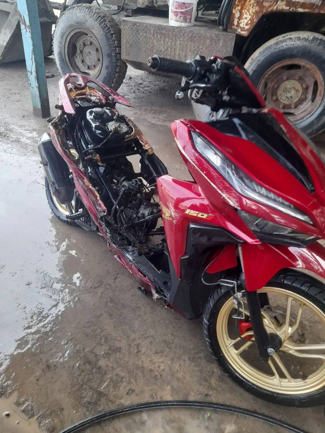 کلیک ۱۵۰ نیاز به تعمیر|موتورسیکلت|اهواز, اهواز|دیوار