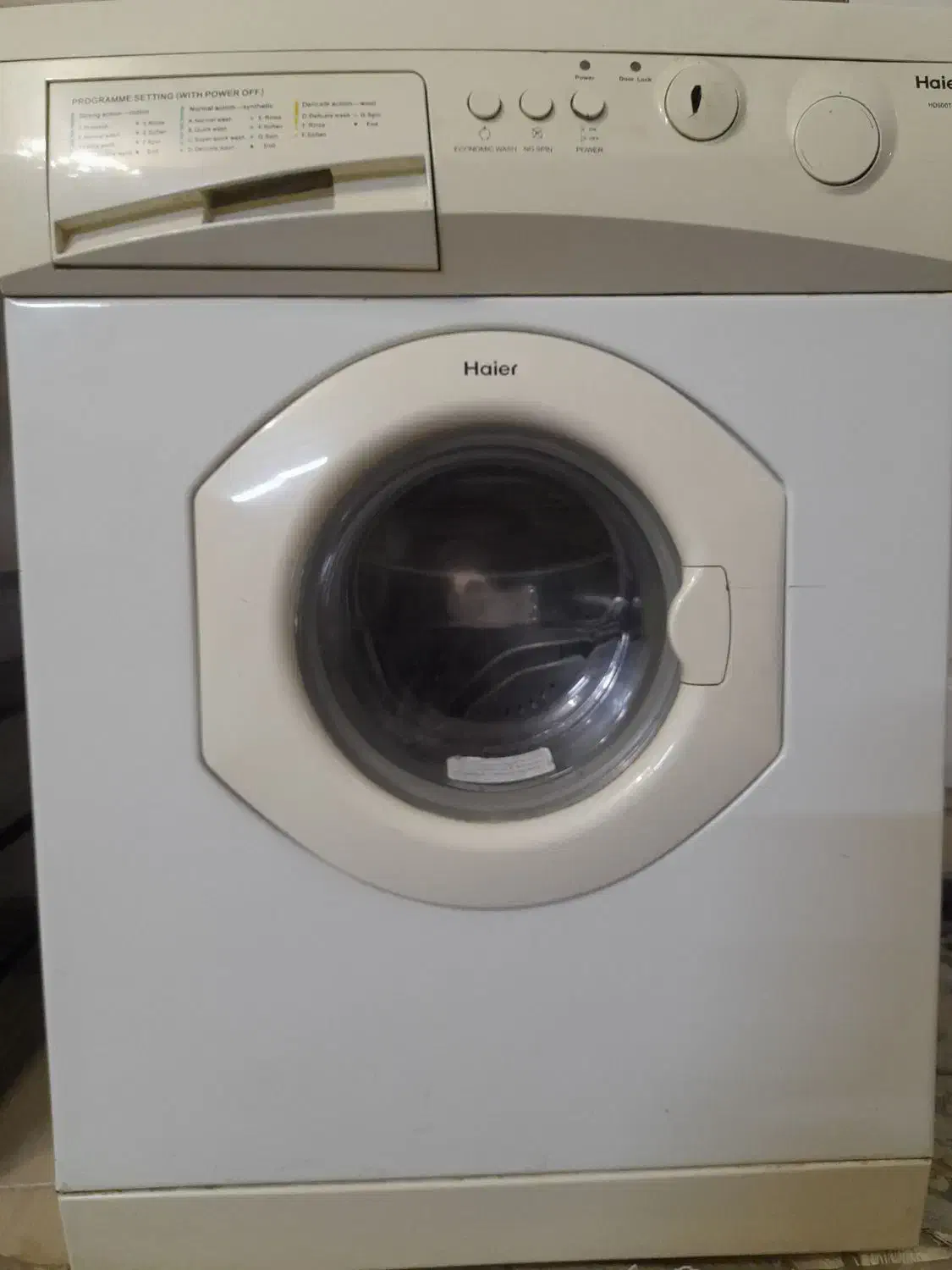 لباسشویی هایر 5 کیلویی|ماشین لباسشویی و خشک‌کن لباس|محمدشهر, سیدآباد|دیوار