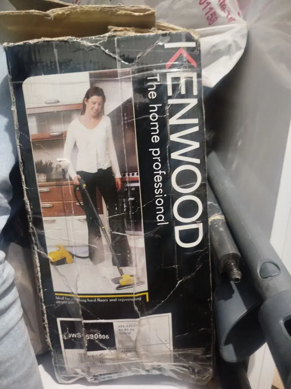 بخارشو کنوود اصل با کارتن|جاروبرقی، جارو شارژی، بخارشو|کرمان, |دیوار