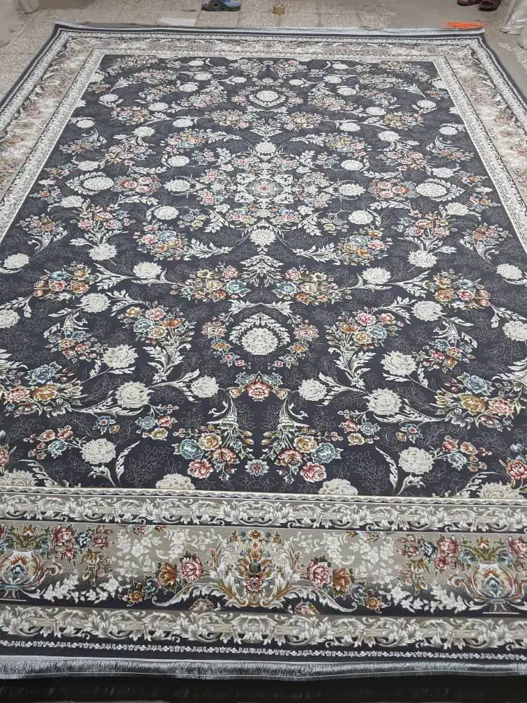 فرش طرح ویکتوریا۱۲۰۰شانه فرش دست بافت|فرش|نورآباد ممسنی, |دیوار