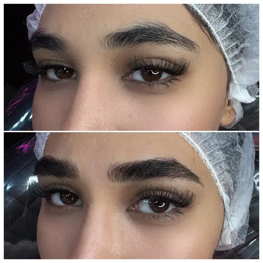 انجام خدمات میکروبلیدینگ ابرو و شیدینگ لب|خدمات آرایشگری و زیبایی|ری, دیلمان|دیوار