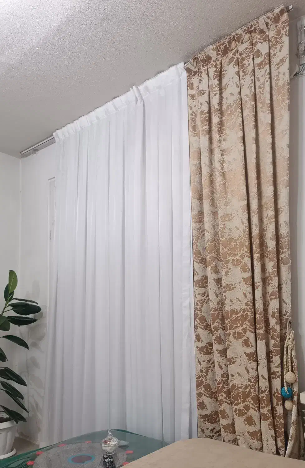 بوفه و پرده|پرده، رانر، رومیزی|هشتگرد, شهرک پارسیان|دیوار