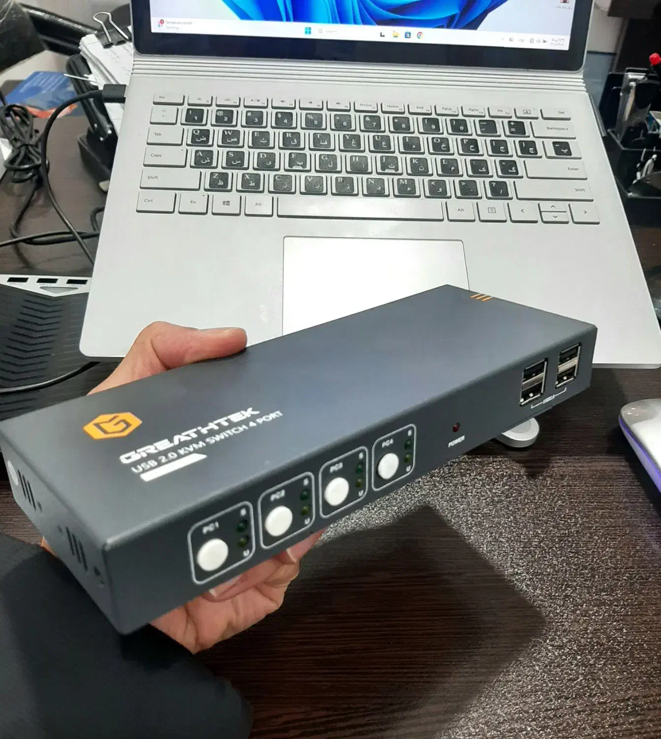 هاب سویچ  KVM HDMI 4k 60Hz|مودم و تجهیزات شبکه|سقز, |دیوار