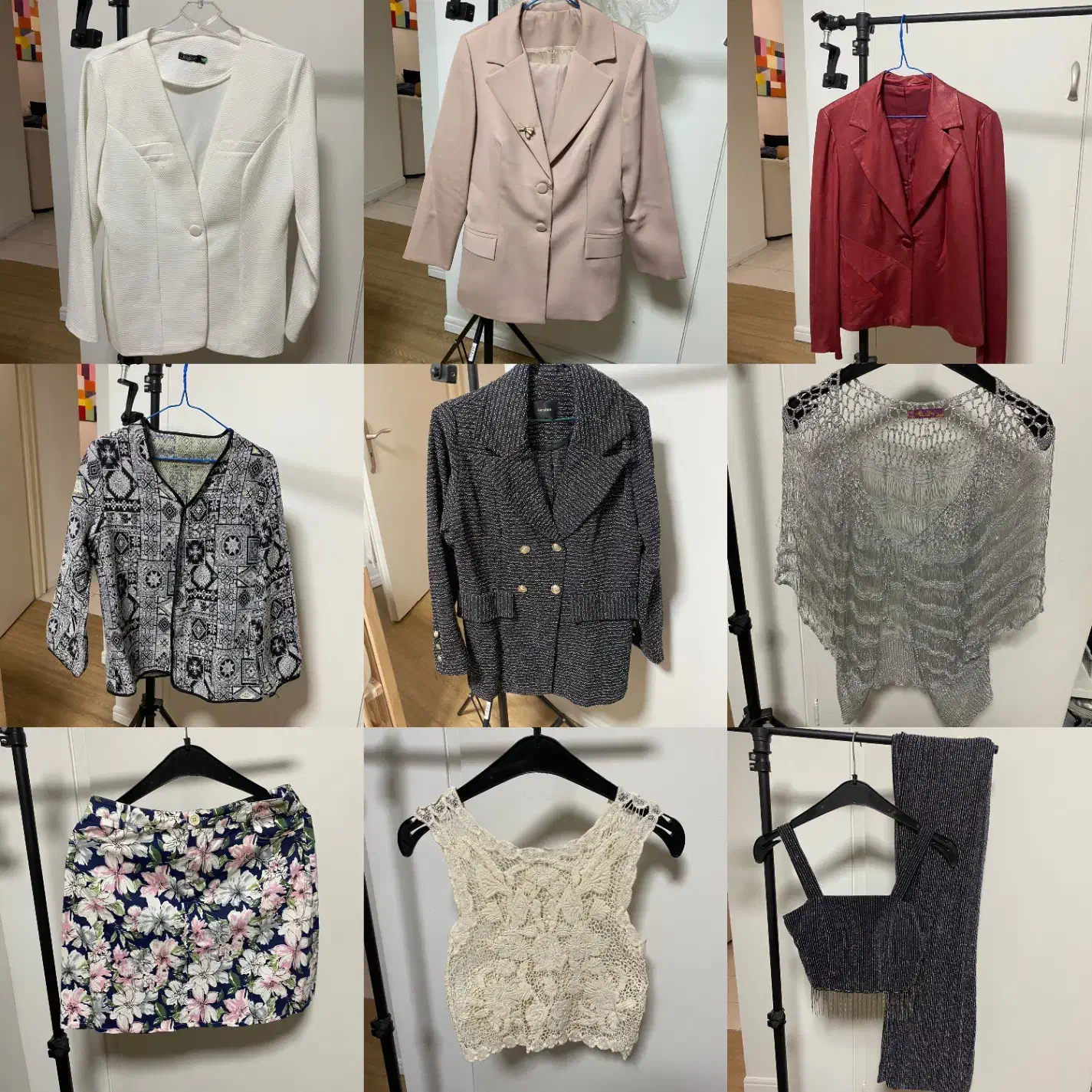 تعدادی لباس مجلسی و صندل مجلسی نو به علت کمبود جا|لباس|تهران, پونک|دیوار