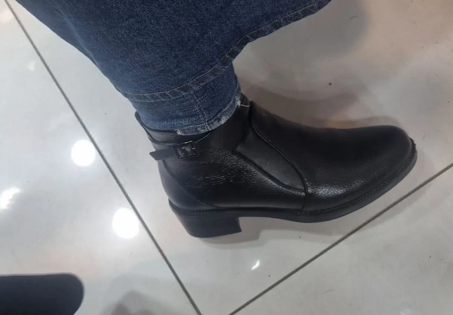 نیم بوت چرم طبیعی نو|کیف، کفش، کمربند|اهواز, کوروش|دیوار