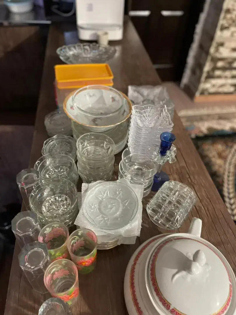 ظروف شیشه ای|ظروف سرو و پذیرایی|مسجد سلیمان, |دیوار