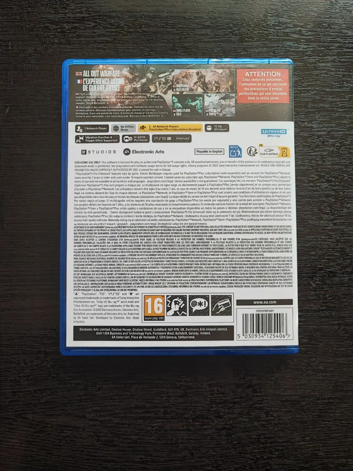 دیسک بتلفیلد ۶ برای PS5|کنسول، بازی ویدئویی و آنلاین|پاکدشت, پاکدشت (مامازند)|دیوار