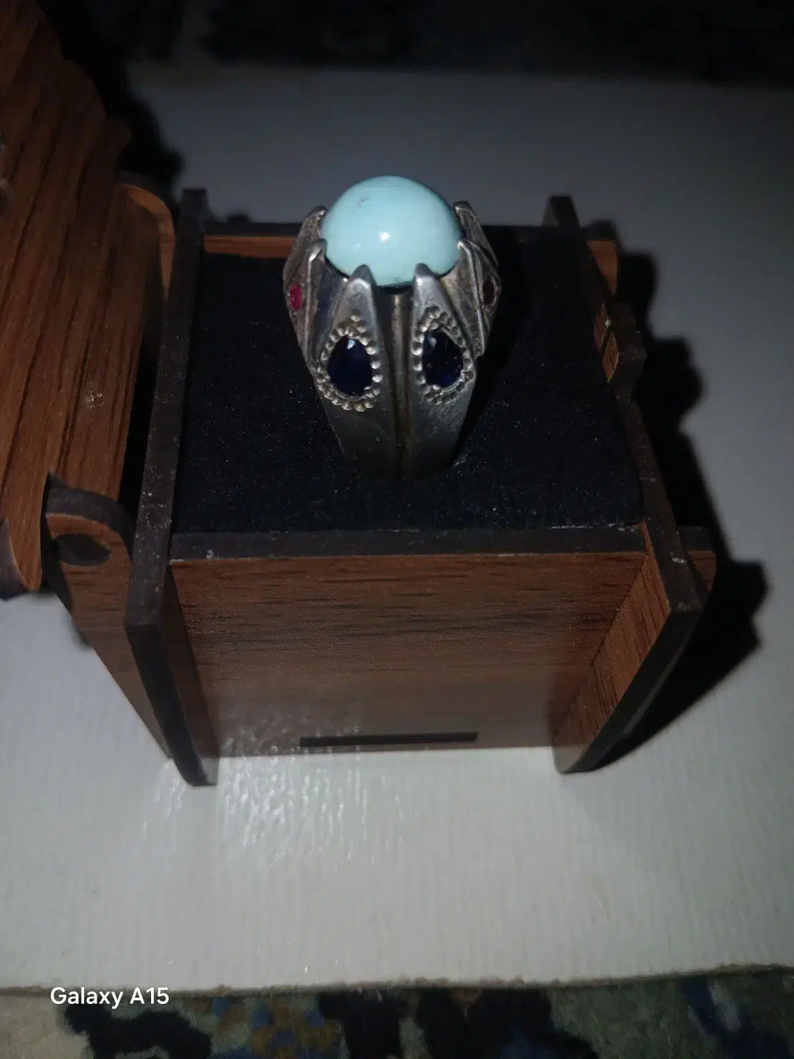 انگشتر فیروزه نیشابور عجمی (صاف)|جواهرات|اهواز, کمپلو شمالی|دیوار