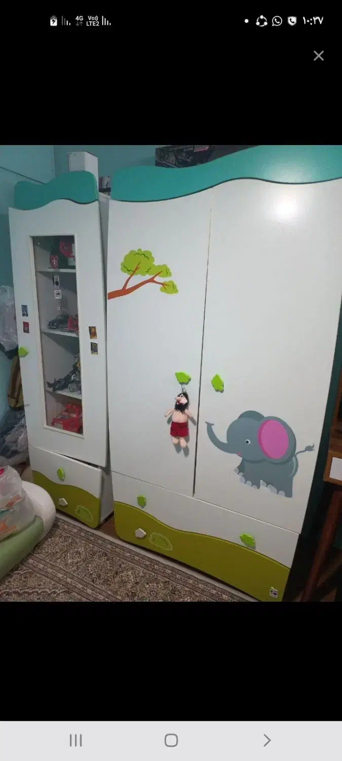 سرویس کمد و تخت از برند آپادانا|تخت و سرویس خواب|الوند, |دیوار