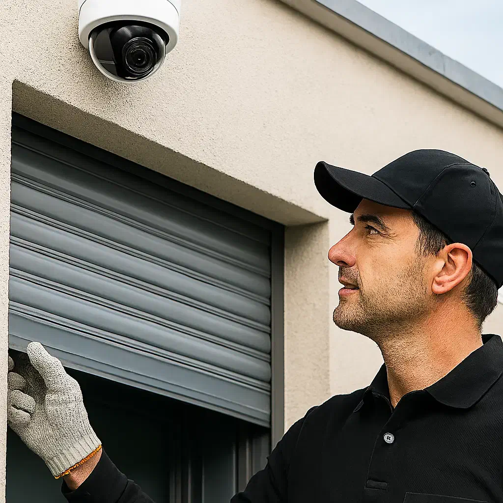 نصب دوربین مداربسته و کرکره برقی|خدمات پیشه و مهارت|سمنان, |دیوار