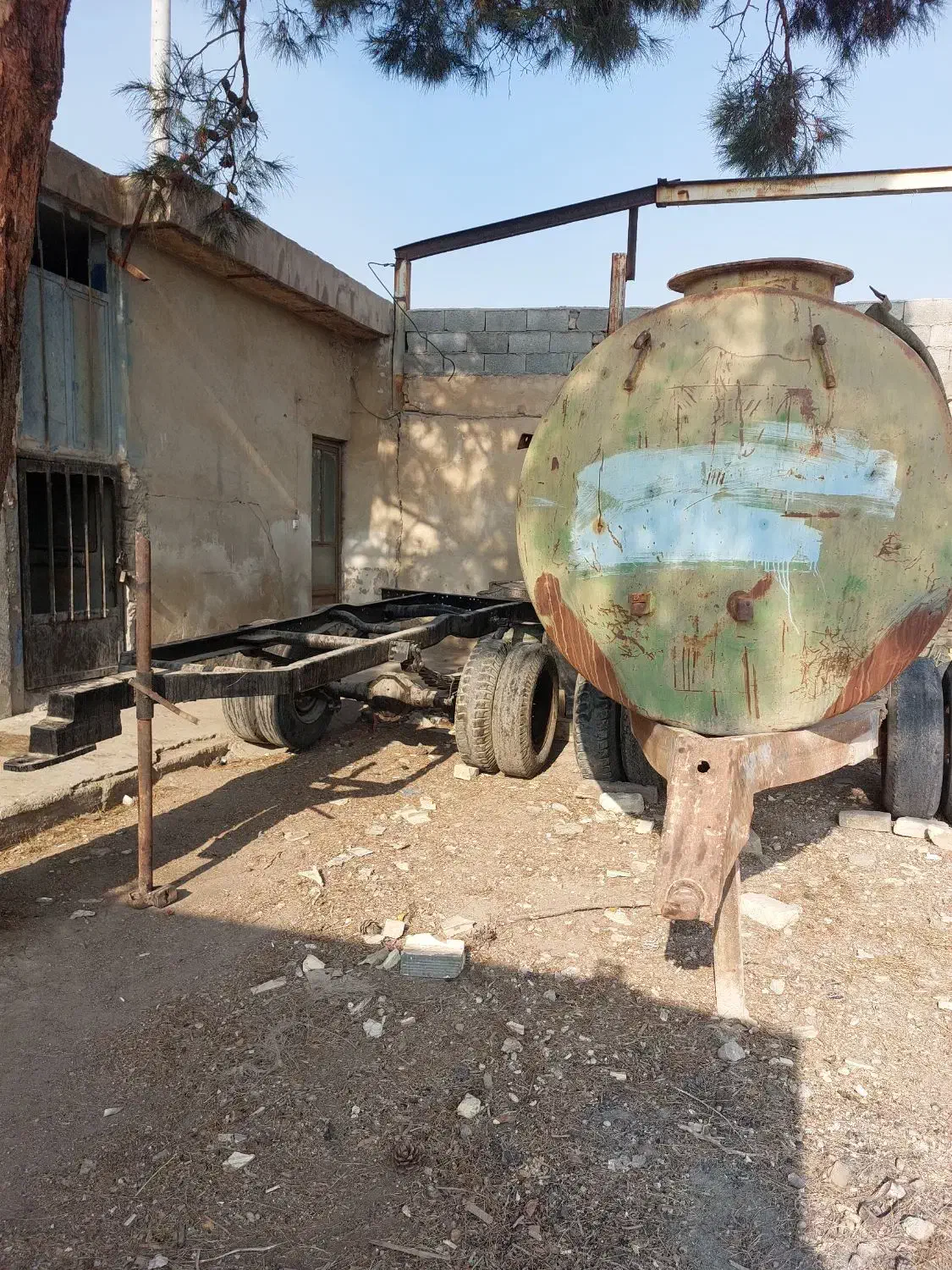 تانک اب شاسی دار کانکس سرویس بهداشتی دوقلو|مصالح و تجهیزات ساختمان|اصفهان, راران|دیوار