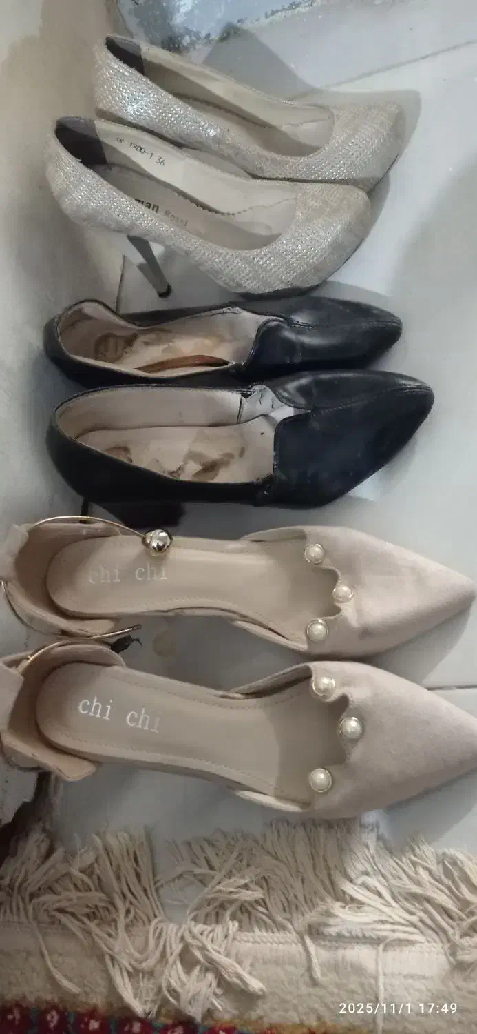 کفش مجلسی سایز37|کیف، کفش، کمربند|اهواز, کوی مهدیس|دیوار