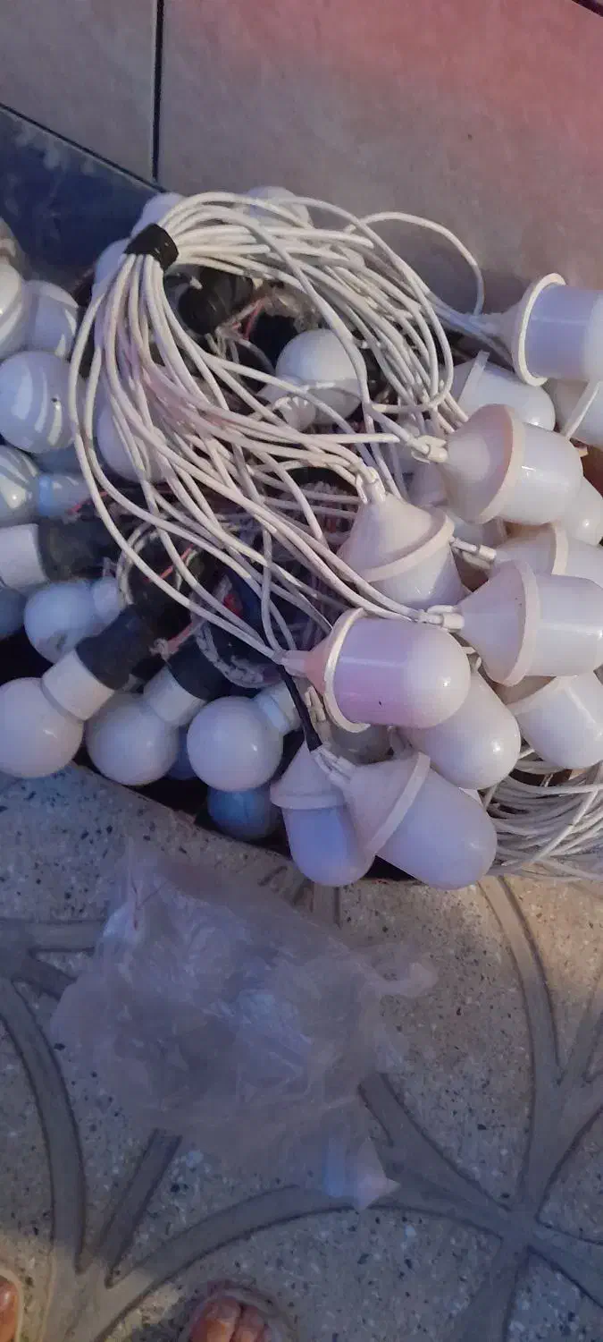 لامپ ریسه ای مناسب برای باغ و عروسی|ریسه و چراغ تزئینی|اسدآباد, |دیوار