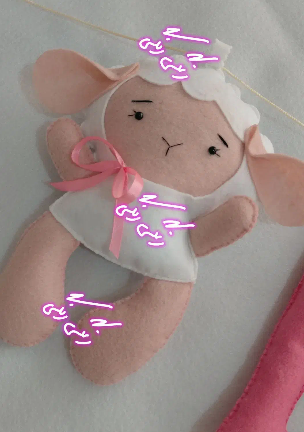 ریسه با نام بهار با یه ببعی بامزه|صنایع دستی و سایر لوازم تزئینی|قم, در بهشت|دیوار