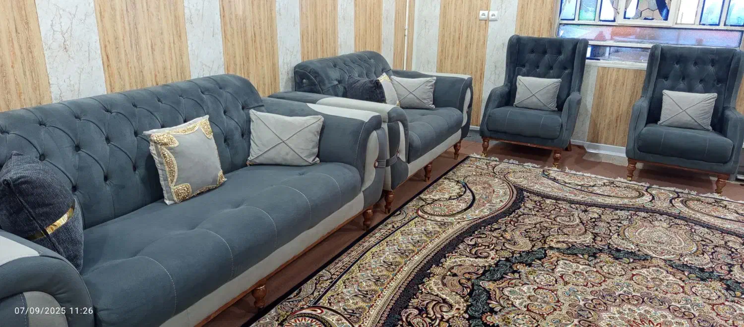 مبل 7نفره شیک|مبلمان خانگی و میز عسلی|اهواز, اسلام آباد شرقی|دیوار