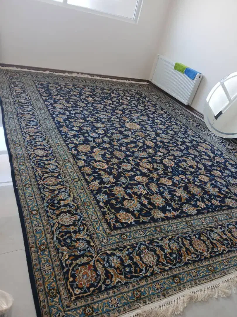 فرش دست بافت ۱۲ متری کاشان گوشت دار کم کار|فرش|کرج, باغستان|دیوار