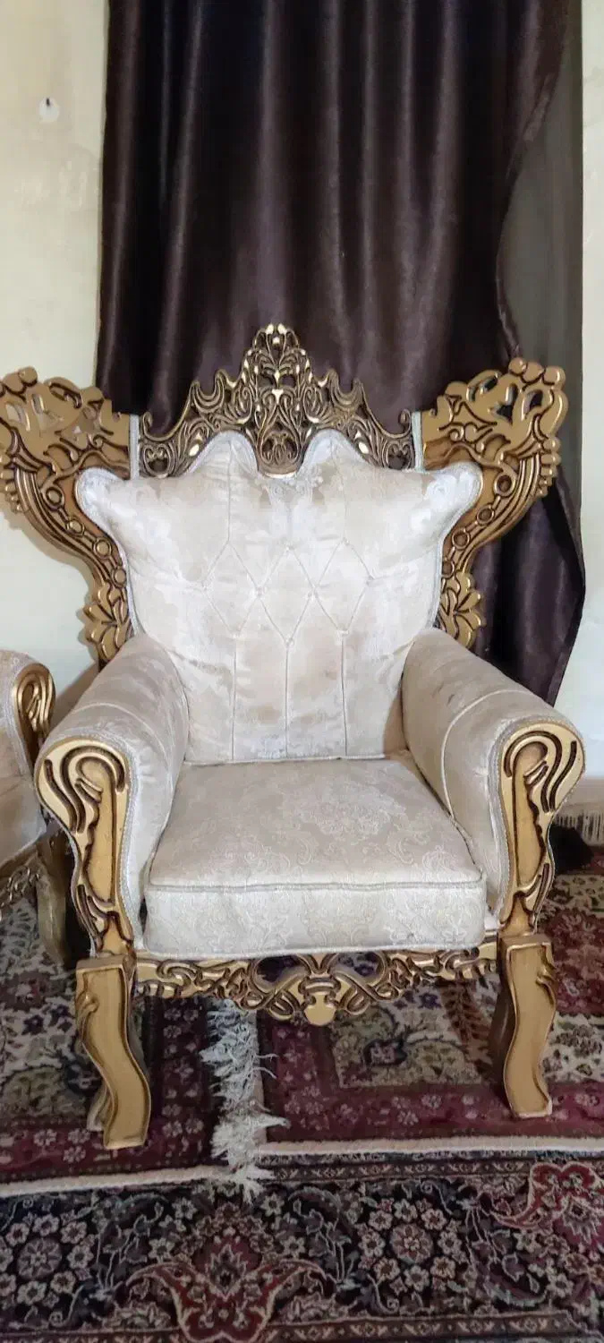 مبل سلطنتی|مبلمان خانگی و میز عسلی|زاهدان, |دیوار