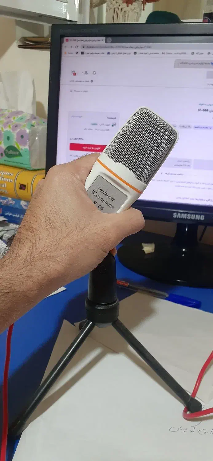 میکروفون ینمای yanmai مدل SF-666|قطعات و لوازم جانبی رایانه|آبادان, |دیوار