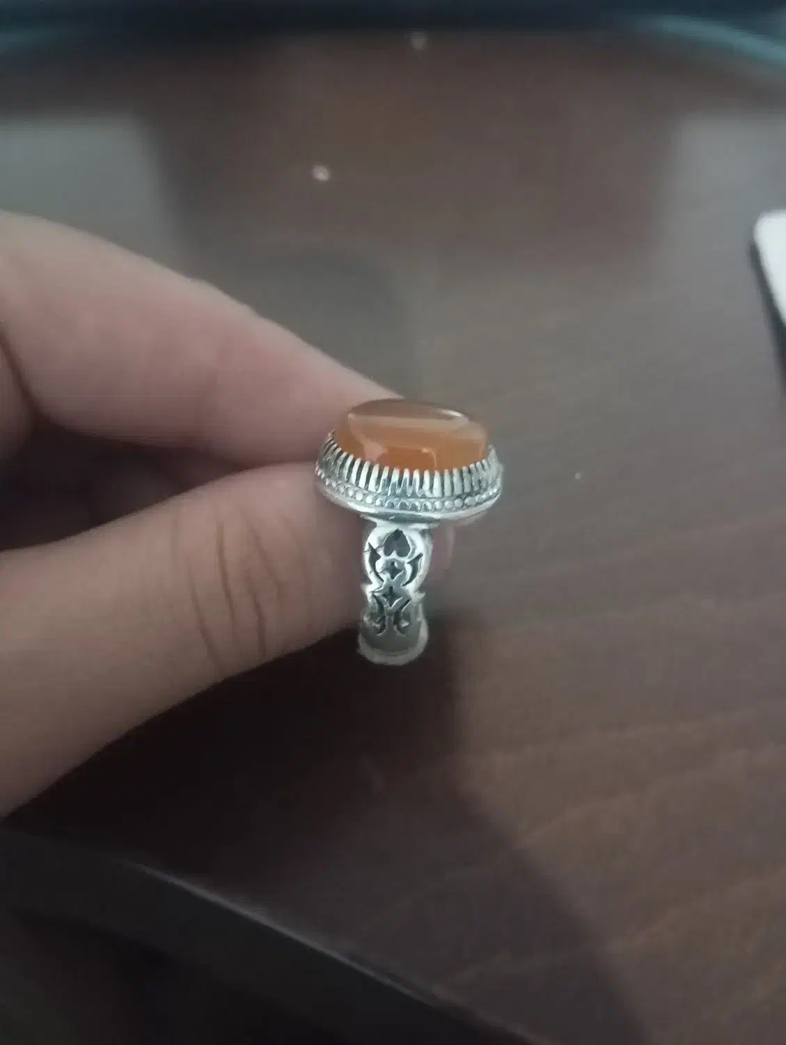 انگشتر عقیق یمن سبز|جواهرات|تربت‌حیدریه, کلاته توکلی|دیوار