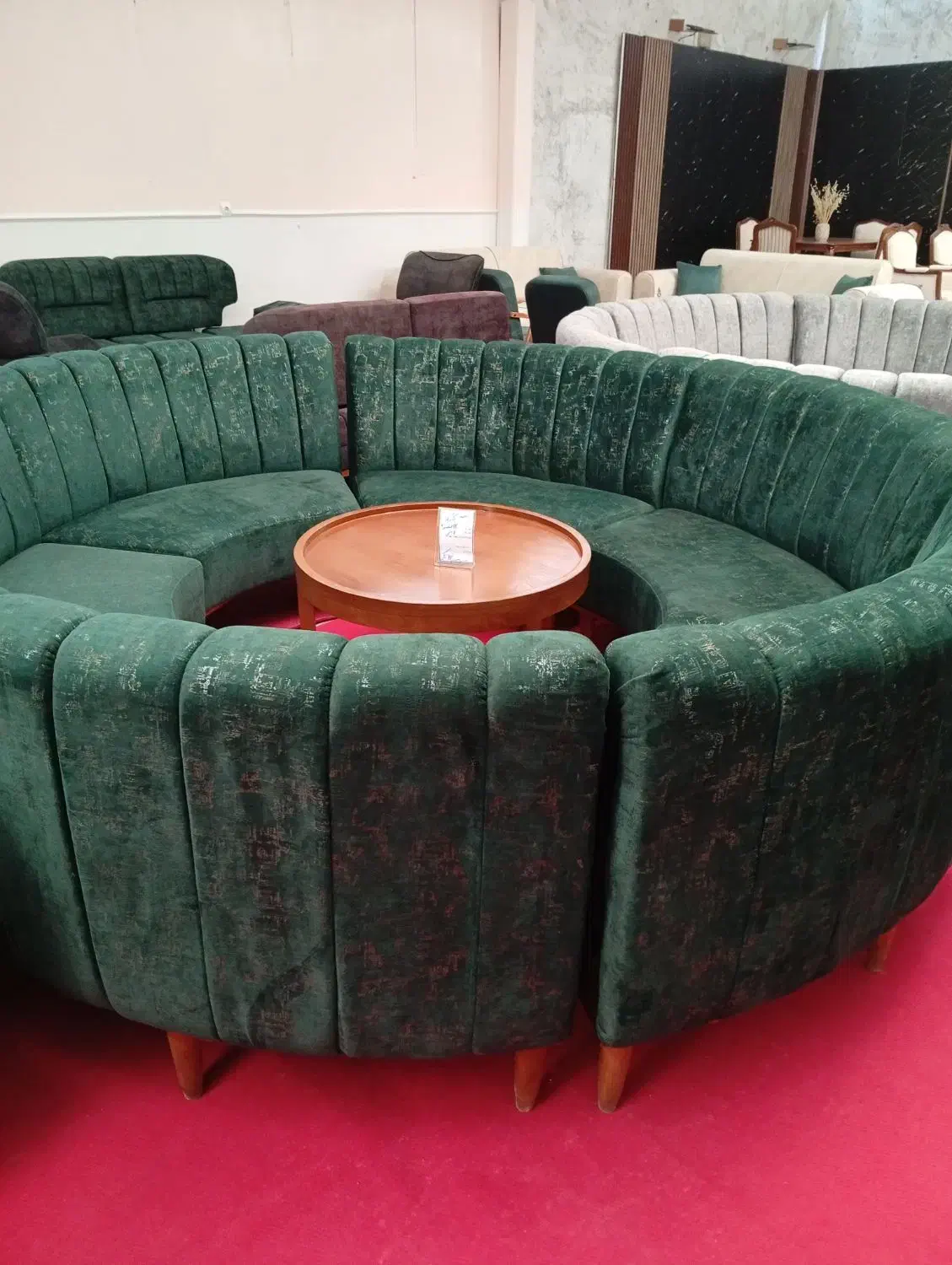 مبل دایره و نیم دایره مخصوص دور همی آفر ویژه|مبلمان خانگی و میز عسلی|خمینیشهر, |دیوار