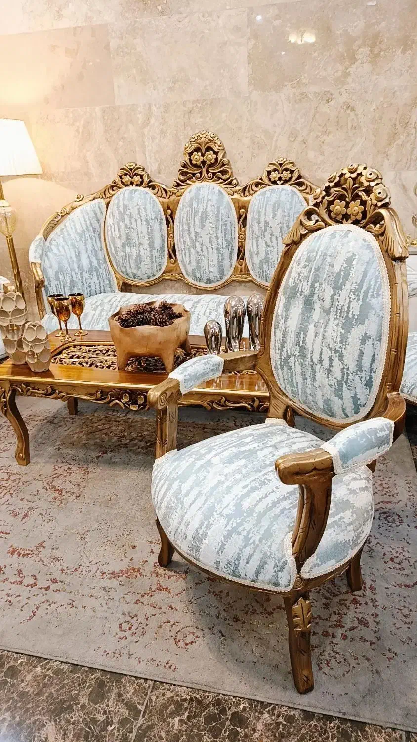 مبلمان استیل تاج بلند|مبلمان خانگی و میز عسلی|تهران, جوادیه تهرانپارس|دیوار