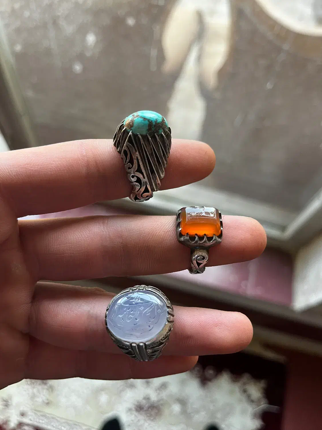 عقیق ضابطی فیروزه نیشابور|جواهرات|خمینیشهر, |دیوار