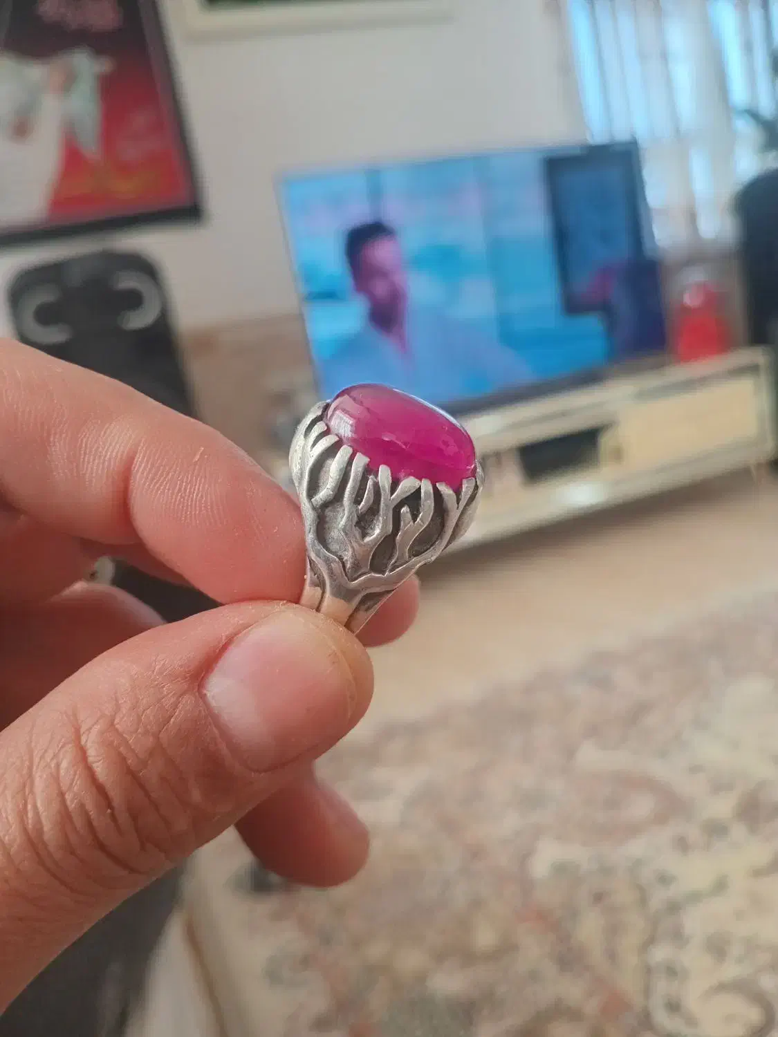 انگشتر نقره خالی خوش دست  دست ساز شجری|جواهرات|شهریار, شهرک شاهد|دیوار