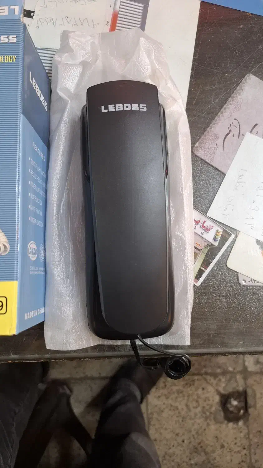 تلفن مخصوص آسانسور رنگ مشکی|تلفن رومیزی|ملایر, |دیوار