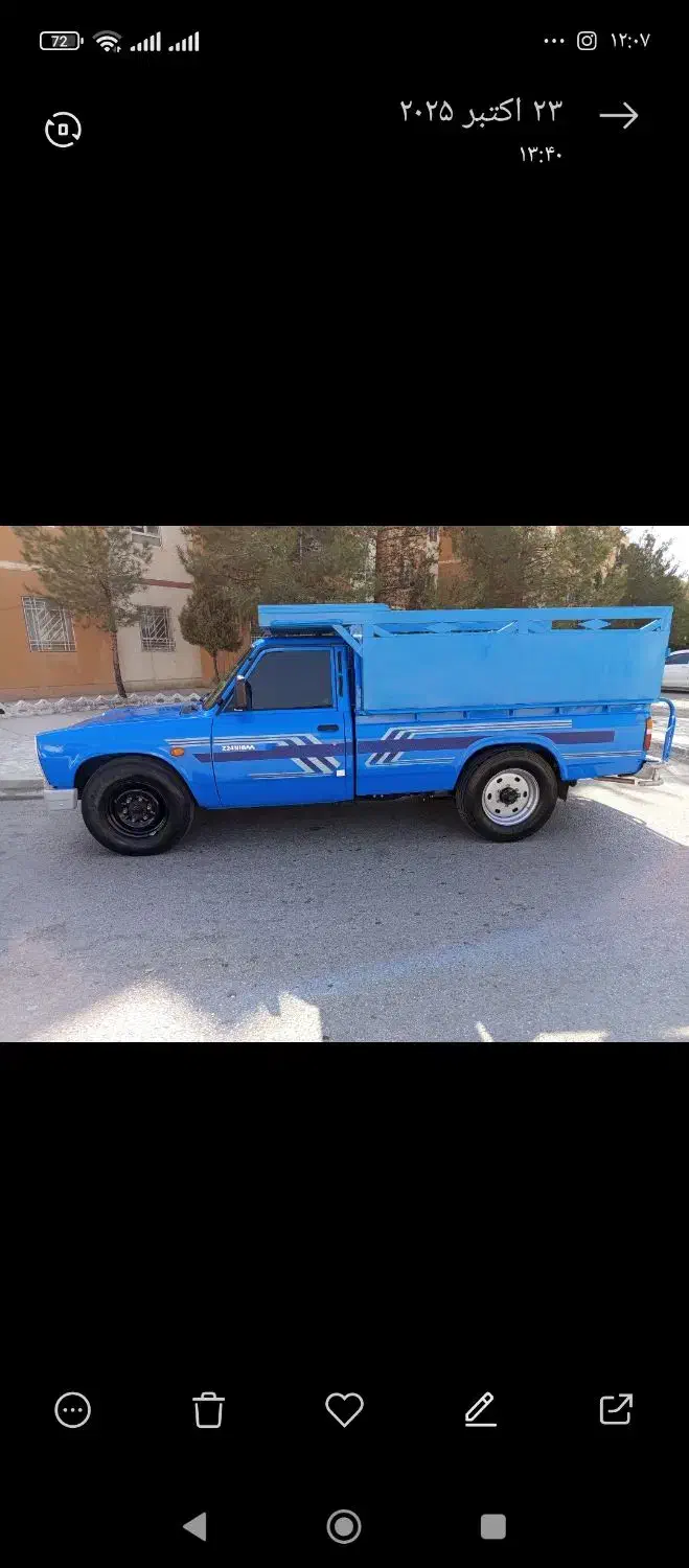 فروش نیسان ۴۰۴ دوگانه فول آپشن|خودرو سواری و وانت|مرودشت, استادیوم|دیوار