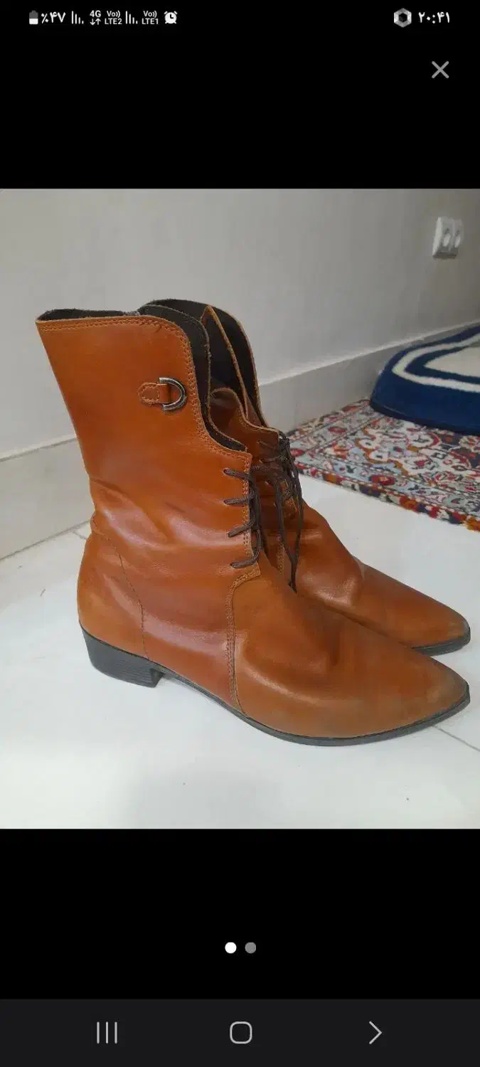 پوتین چرم زنانه|کیف، کفش، کمربند|گرگان, |دیوار