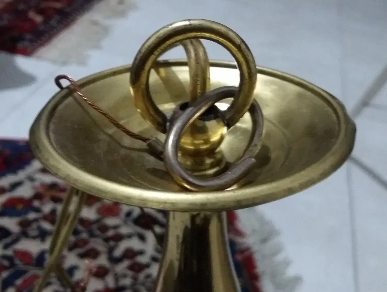 چراغ اویز برنجی تمیز|لوستر و چراغ آویز|اصفهان, عباسآباد|دیوار